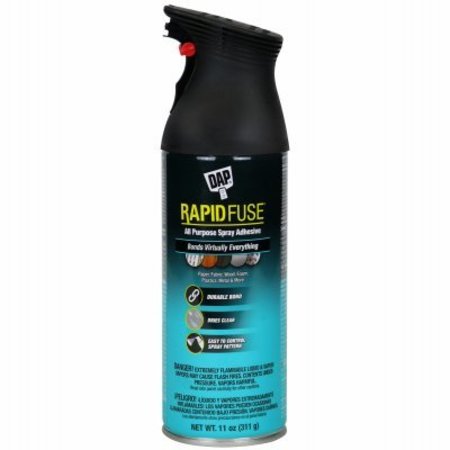 DAP DAP Rapid Fuse All Purpose Spray Adhesive, Mist Spray Formula, 11 oz 114